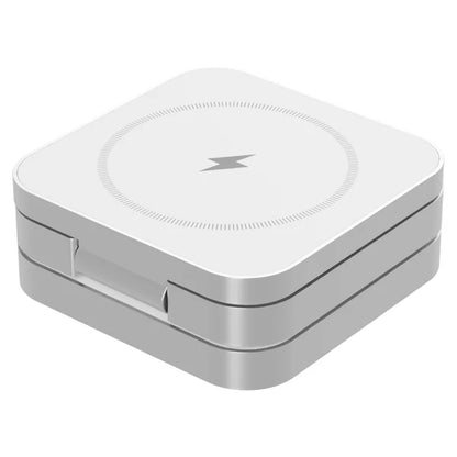 Magnetic Collapsible Wireless Charger - White