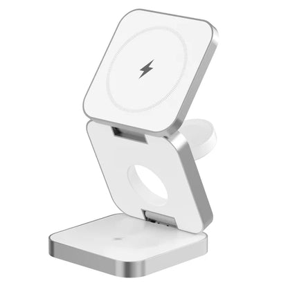 Magnetic Collapsible Wireless Charger - White